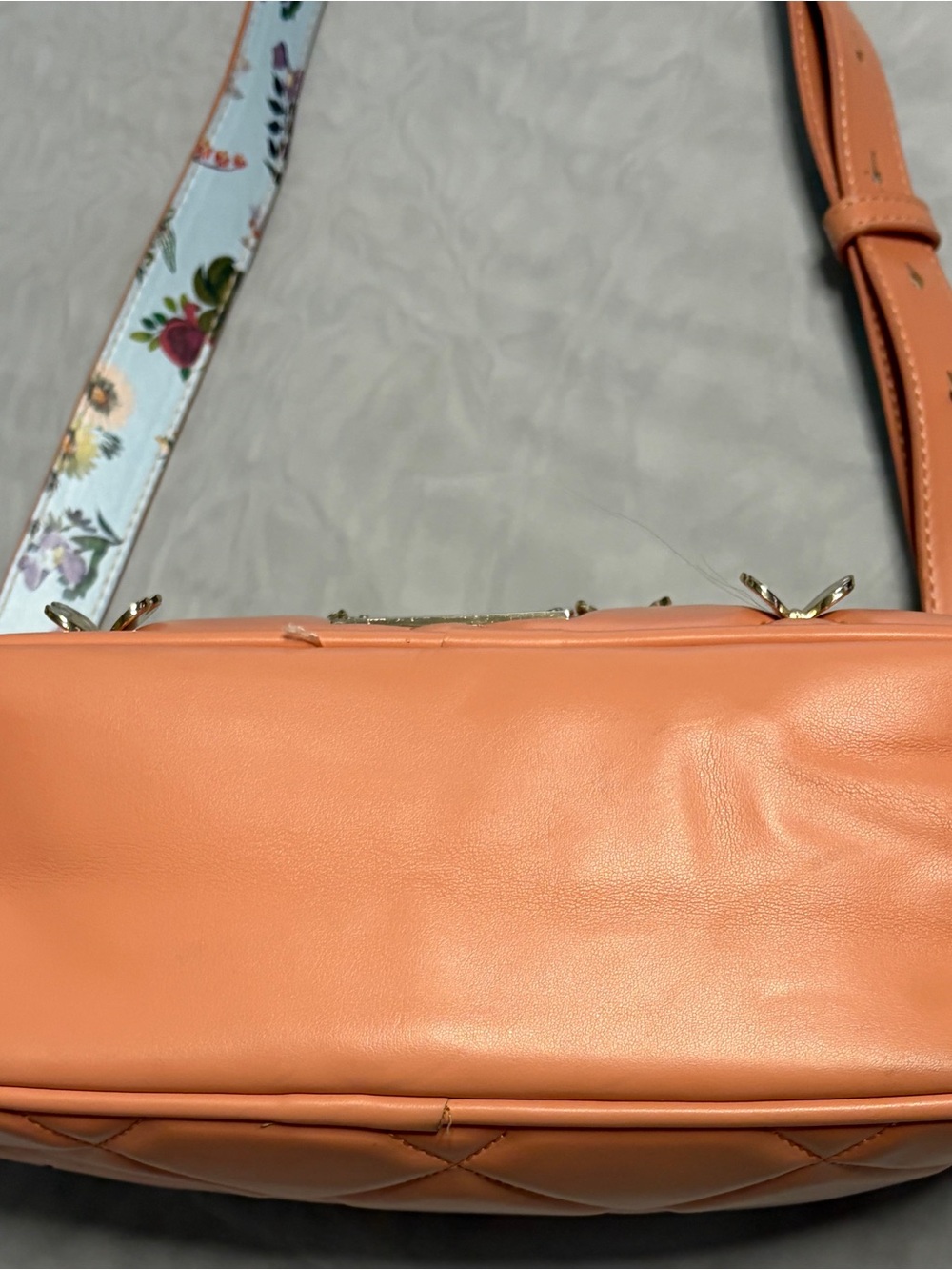 Disney Mary Blair Alice in Wonderland Quilted Crossbody Bag Coral - Picture 6 of 13
